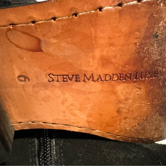 Steve Madden Luxe Leather Riding Boot Size 6M - Picture 13 of 16